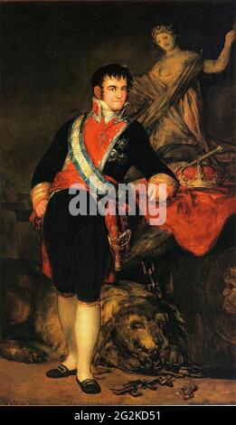 Francisco De Goya - Fernando VII 1814 Stockfoto