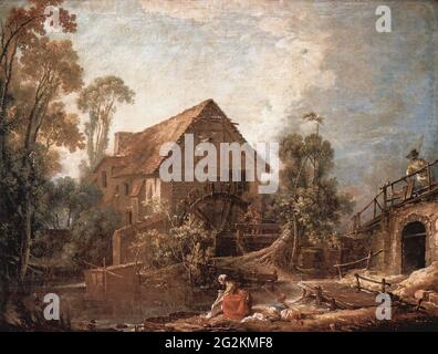 François Boucher - MÜHLE 1751 Stockfoto