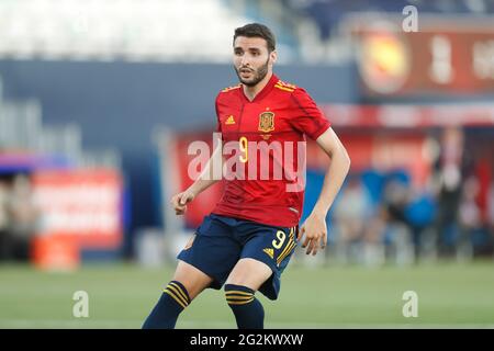 Abel Ruiz (ESP), 8. JUNI 2021 - Fußball / Fußball : Internationales Freundschaftsspiel zwischen Spanien 4-0 Litauen beim Estadio Butarque in Leganes, Spanien. (Foto von Mutsu Kawamori/AFLO) Stockfoto