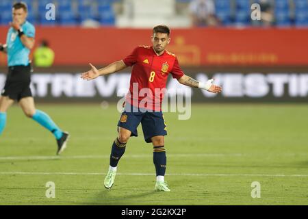 Fran Beltran (ESP), 8. JUNI 2021 - Fußball / Fußball : Internationales Freundschaftsspiel zwischen Spanien 4-0 Litauen im Estadio Butarque in Leganes, Spanien. (Foto von Mutsu Kawamori/AFLO) Stockfoto