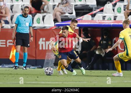 Fran Beltran (ESP), 8. JUNI 2021 - Fußball / Fußball : Internationales Freundschaftsspiel zwischen Spanien 4-0 Litauen im Estadio Butarque in Leganes, Spanien. (Foto von Mutsu Kawamori/AFLO) Stockfoto