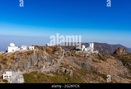 Tara Mandal, Planetarium Blick vom Gipfel Guru Shikhar, Mount Abu, Rajasthan. Stockfoto