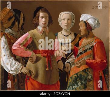 Georges De La Tour - der Wahrsager Stockfoto