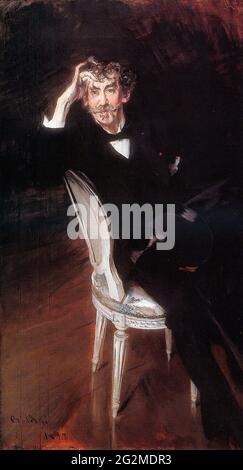 Giovanni Boldini - Porträt James Abbott Mcneil Whistler 1834 1903 1897 Stockfoto