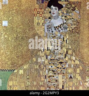 Gustav Klimt - Porträt Adele Bloch Bauer I 1907 Stockfoto