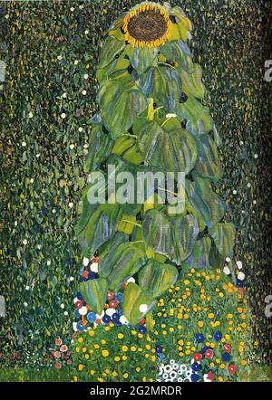 Gustav Klimt - Sonnenblume 1907 Stockfoto