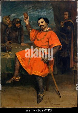 Gustave Courbet - Louis Gueymard 1822 1880 als Robert Le Diable Stockfoto