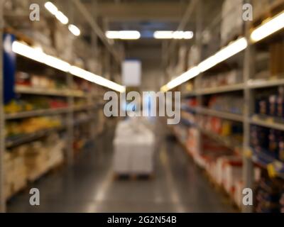 Abstract blur Shopping mall Interior und Store für Hintergrund Stockfoto