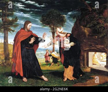 Hans Holbein der Jüngere - Noli me Tangere Stockfoto