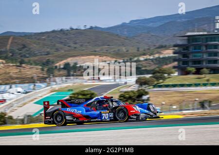 70 Garcia Esteban (che), Duval Loic (Fra), NATO Norman (Fra), Realteam Racing, Ereca 07 - Gibson, Aktion während der 8 Stunden von Portimao, 2. Runde der FIA-Langstrecken-Weltmeisterschaft 2021 auf dem Algarve International Circuit, vom 11. Bis 13. Juni 2021 in Portimao, Algarve, Portugal - Foto Paulo Maria / DPPI / LiveMedia Stockfoto