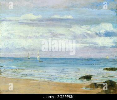 James Abbott Mcneill Whistler - Blue Silver Trouville 1865 Stockfoto