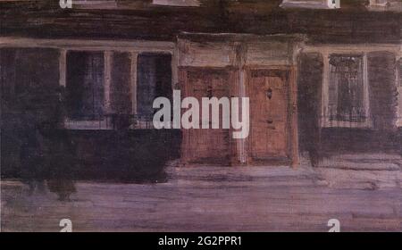 James Abbott Mcneill Whistler - Chelse Houses 1887 Stockfoto