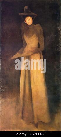 James Abbott Mcneill Whistler – Harmony Brown Filzhut 1899 Stockfoto