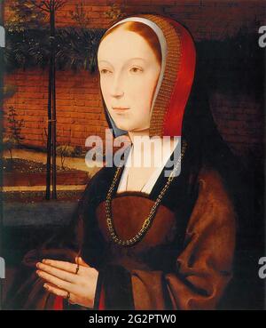 Jan Provoost - Portrait Spenderin C 1505 Stockfoto