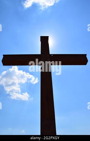 Friedenskreuz, Erpel am Rhein Stockfoto