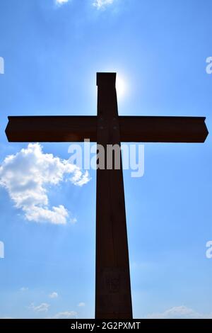 Friedenskreuz, Erpel am Rhein Stockfoto