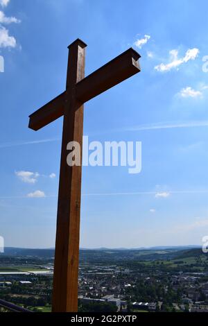 Friedenskreuz, Erpel am Rhein Stockfoto