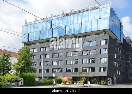 Wien, Österreich. Fünfundzwanzig Stunden Hotel in Wien Stockfoto