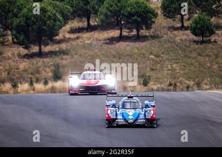 70 Garcia Esteban (che), Duval Loic (Fra), NATO Norman (Fra), Realteam Racing, Ereca 07 - Gibson, Aktion während der 8 Stunden von Portimao, 2. Runde der FIA-Langstrecken-Weltmeisterschaft 2021 auf dem Algarve International Circuit, vom 11. Bis 13. Juni 2021 in Portimao, Algarve, Portugal - Foto Paulo Maria / DPPI Stockfoto