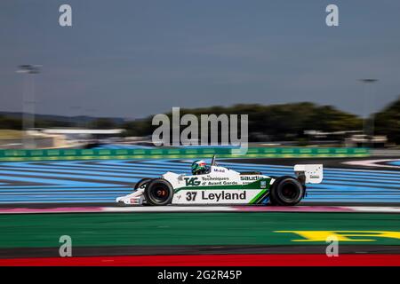 37 D'ANSEMBOURG Christophe (Bel), Williams FW07C - 3000cc 1981 Action während des Grand Prix de France Historique 2021, vom 11. Bis 13. Juni 2021 auf dem Circuit Paul Ricard, in Le Castellet, Frankreich - Foto Marc de Mattia / DPPI Stockfoto