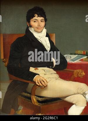 Jean-Auguste-Dominique Ingres - Porträt Monsieur Riviere 1805 Stockfoto