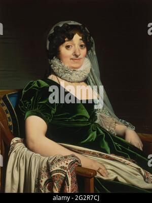 Jean-Auguste-Dominique Ingres, Französisch - Porträt der Gräfin von Tournon Stockfoto