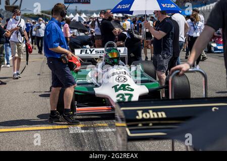 37 D'ANSEMBOURG Christophe (Bel), Williams FW07C - 3000cc 1981 Action während des Grand Prix de France Historique 2021, vom 11. Bis 13. Juni 2021 auf dem Circuit Paul Ricard, in Le Castellet, Frankreich - Foto Marc de Mattia / DPPI Stockfoto