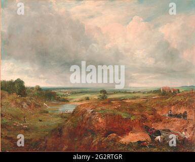 John Constable - Branch Hill Pond Hampstead Heath Stockfoto