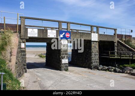 Auch bergab Benone Strand, Strand, einen großen Sand strand in Castlerock, County Derry, Nordirland genannt Stockfoto