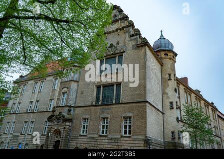 Historisches Stadtzentrum von Stade in Deutschland - STADT STADE, DEUTSCHLAND - 10. MAI 2021 Stockfoto