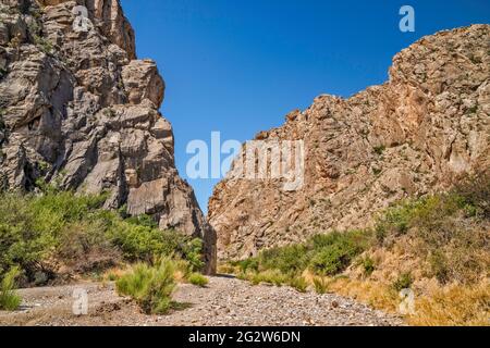 Dog Canyon, Santiago Mountains, Big Bend National Park, Texas, USA Stockfoto