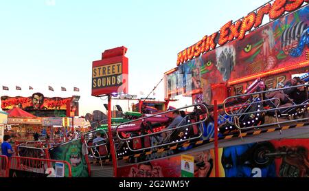 Hunstanton Funfair, Pleasure Beach, Norfolk, England, Großbritannien Stockfoto