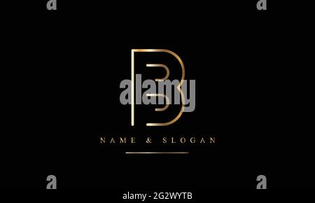 Letter Logo Design mit kreativer moderner Trendtypografie B BB Stock Vektor