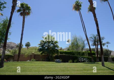 Palm Springs, California, USA 10. Juni 2021 EINE allgemeine Sicht auf die Atmosphäre von Singer Bing Crosbys früherem Haus/Wohnsitz in Palm Springs, Kalifornien, USA. Foto von Barry King/Alamy Stockfoto Stockfoto