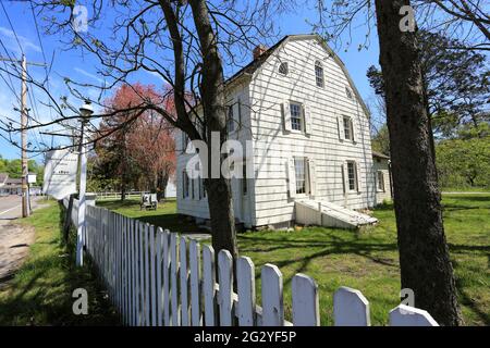 Historisches Haus Yaphank Long Island New York Stockfoto