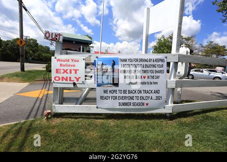 Die Boardy Barn Bar Hampton Bays Long Island New York Stockfoto