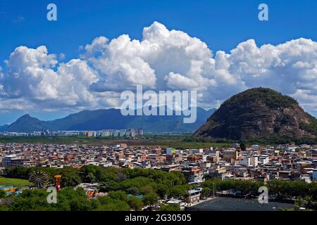 Favela in Rio De Janeiro, Brasilien Stockfoto