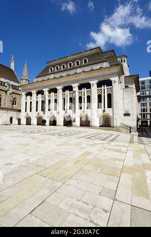 Guildhall Art Gallery, Guildhall Yard, City of London, Vereinigtes Königreich Stockfoto