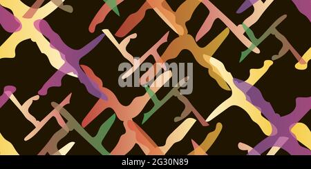 Dekorativer nahtloser Hintergrund. Vektorgrafik eps-10 Stock Vektor