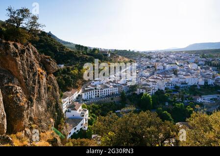 Almedinilla ist eine spanische Gemeinde am östlichen Ende der Region Subbética Cordobesa in der Provinz Córdoba, Andalusien. Almedinilla, Stockfoto