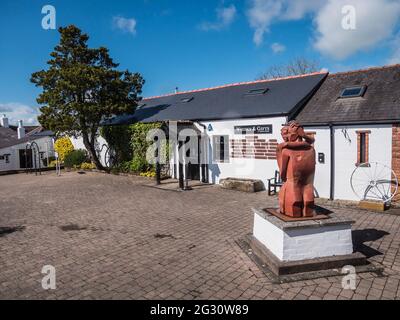 Verschiedene Bilder von Gretna Green, dem berühmten Blacksmith's Shop, dem Restaurant und dem Hotel, werden häufig als Hochzeitslocation für formelle und entlaufene Paare genutzt Stockfoto