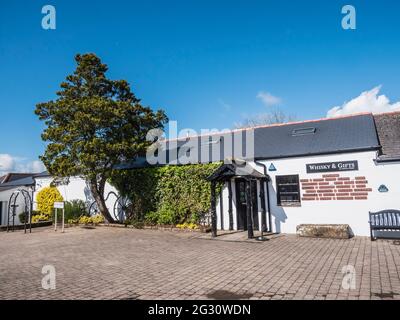 Verschiedene Bilder von Gretna Green, dem berühmten Blacksmith's Shop, dem Restaurant und dem Hotel, werden häufig als Hochzeitslocation für formelle und entlaufene Paare genutzt Stockfoto