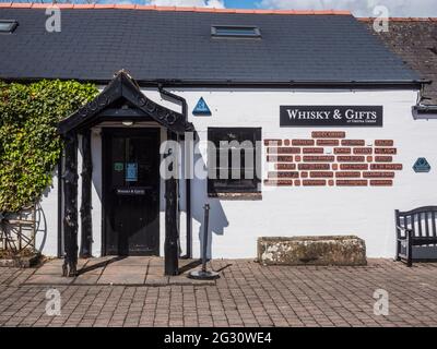 Verschiedene Bilder von Gretna Green, dem berühmten Blacksmith's Shop, dem Restaurant und dem Hotel, werden häufig als Hochzeitslocation für formelle und entlaufene Paare genutzt Stockfoto