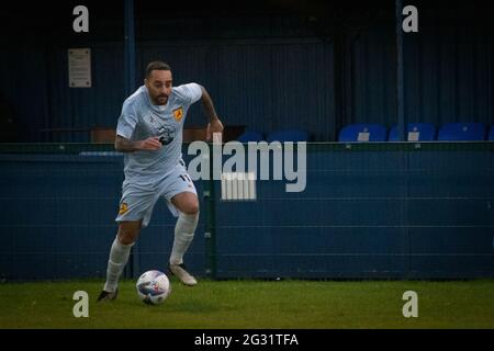 Birkenhead, England 19. Dezember 2020. North West Counties League First Division South Spiel zwischen Cammell Laird 1907 und New Mills. Stockfoto