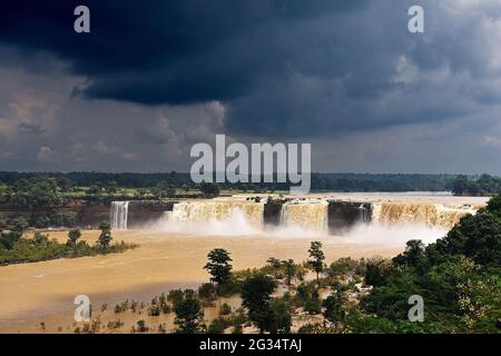 Chitrakote Wasserfälle, Chattishgarh, Indien Stockfoto