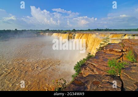 Chitrakote Wasserfälle, Chattishgarh, Indien Stockfoto