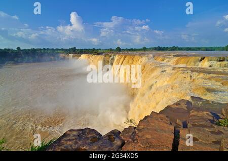 Chitrakote Wasserfälle, Chattishgarh, Indien Stockfoto