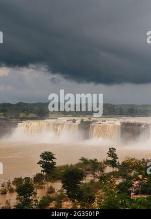 Chitrakote Wasserfälle, Chattishgarh, Indien Stockfoto