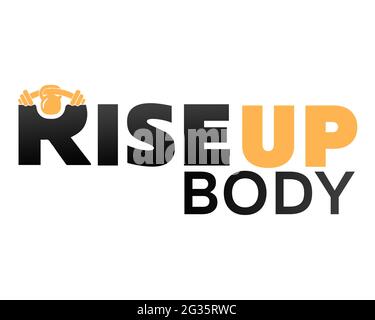 Abstract Logo Design für Immobilien und andere Arten von Logo Stockfoto