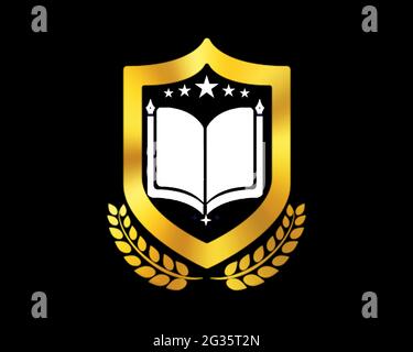 Shield-Logo Stockfoto